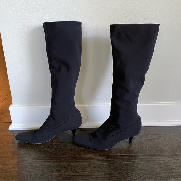 Cole Haan Knee High Kitten Heels - Picture 2 of 8